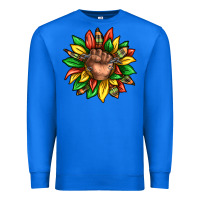 True Royal black history sunflower Premium Sweatshirt - texasbilliewilder