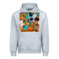 Heather Grey autumn cows seamless pattern Urban Hoodie - BundleAndBundleShop