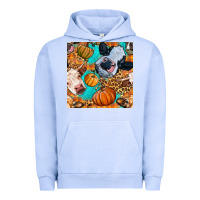 Pigment Grape Ice autumn cows seamless pattern Urban Hoodie - BundleAndBundleShop