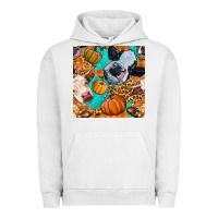 Autumn Cows Seamless Pattern Urban Hoodie | Teevron
