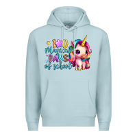 Blue Mist 100 magical days of school Premium Hoodie - Artiststas
