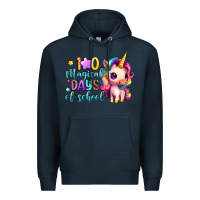 Navy 100 magical days of school Premium Hoodie - Artiststas