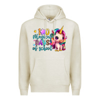 Oatmeal Heather 100 magical days of school Premium Hoodie - Artiststas