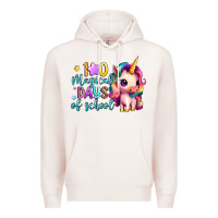 Pale Pink 100 magical days of school Premium Hoodie - Artiststas