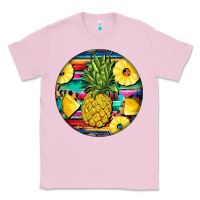 Bubblegum Pink pineapple leopard Classic Tee - BarkalooDesign