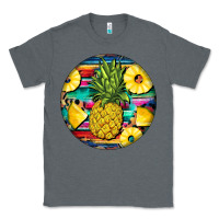 Charcoal Heather pineapple leopard Classic Tee - BarkalooDesign