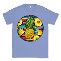 Colony Blue pineapple leopard Classic Tee - BarkalooDesign