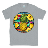 Heather Grey pineapple leopard Classic Tee - BarkalooDesign