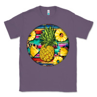 Lavender pineapple leopard Classic Tee - BarkalooDesign