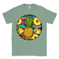Sage pineapple leopard Classic Tee - BarkalooDesign