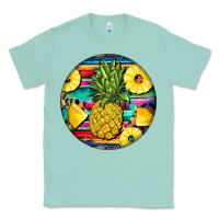 Seafoam pineapple leopard Classic Tee - BarkalooDesign