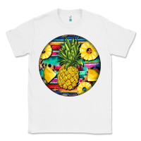 White pineapple leopard Classic Tee - BarkalooDesign
