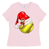 Bubblegum Pink Christmas sports Ladies Tee - BarkalooDesign