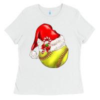 White Christmas sports Ladies Tee - BarkalooDesign