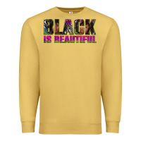 Antique Gold black is beautiful neon Premium Sweatshirt - texasbilliewilder