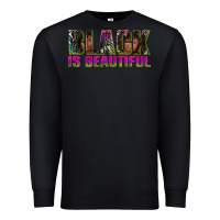 Black black is beautiful neon Premium Sweatshirt - texasbilliewilder