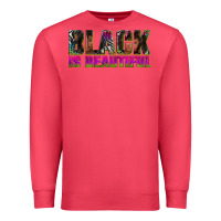 Cardinal black is beautiful neon Premium Sweatshirt - texasbilliewilder