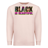Pale Pink black is beautiful neon Premium Sweatshirt - texasbilliewilder