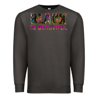 Smoke black is beautiful neon Premium Sweatshirt - texasbilliewilder