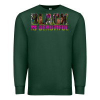 Sports Green black is beautiful neon Premium Sweatshirt - texasbilliewilder