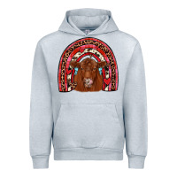 Heather Grey valentines red angus rainbow Urban Hoodie - JahusDesignShop