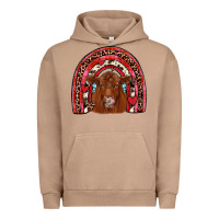 Pigment Burro valentines red angus rainbow Urban Hoodie - JahusDesignShop