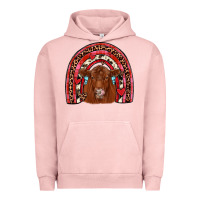 Pigment Salmon valentines red angus rainbow Urban Hoodie - JahusDesignShop