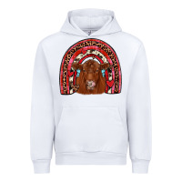 White valentines red angus rainbow Urban Hoodie - JahusDesignShop