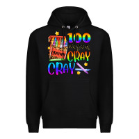 Black 100 days of cray cray Premium Hoodie - Artiststas