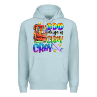Blue Mist 100 days of cray cray Premium Hoodie - Artiststas