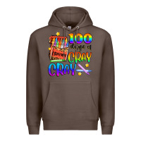 Coffee 100 days of cray cray Premium Hoodie - Artiststas
