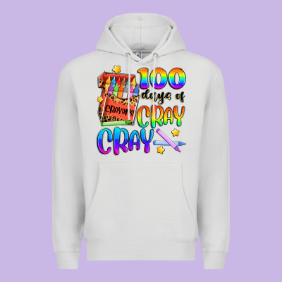 100 Days Of Cray Cray Premium Hoodie Designed By Artiststas