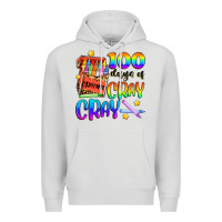Dove Grey 100 days of cray cray Premium Hoodie - Artiststas