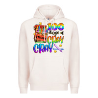 Pale Pink 100 days of cray cray Premium Hoodie - Artiststas