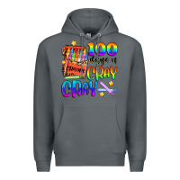 Rock 100 days of cray cray Premium Hoodie - Artiststas