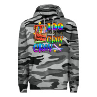 Slate Camo 100 days of cray cray Premium Hoodie - Artiststas