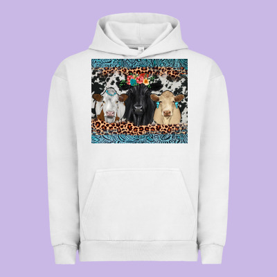 Black Angus Simmental Charolais Urban Hoodie Designed By Jahusdesignshop