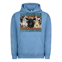 Pigment Pebble Blue black angus Simmental charolais Urban Hoodie - JahusDesignShop