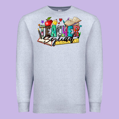 Teacher Squad Premium Sweatshirt Designed By Zillion Design Studio