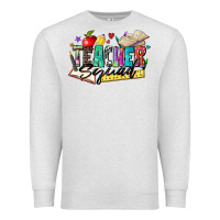 Oatmeal Heather teacher squad Premium Sweatshirt - Zillion Design Studio