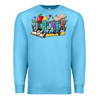 Ocean Blue teacher squad Premium Sweatshirt - Zillion Design Studio