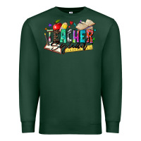 Sports Green teacher squad Premium Sweatshirt - Zillion Design Studio