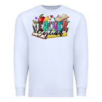 White teacher squad Premium Sweatshirt - Zillion Design Studio