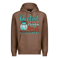 Chestnut dentist make great flossophers Premium Hoodie - JahusDesignShop