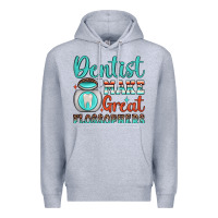 Heather Grey dentist make great flossophers Premium Hoodie - JahusDesignShop