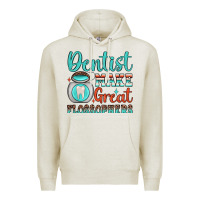 Oatmeal Heather dentist make great flossophers Premium Hoodie - JahusDesignShop