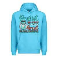 Ocean Blue dentist make great flossophers Premium Hoodie - JahusDesignShop