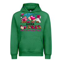 Emerald costom name valentines day cna certified nursing Urban Hoodie - AdoDesignShop