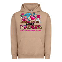 Pigment Burro costom name valentines day cna certified nursing Urban Hoodie - AdoDesignShop