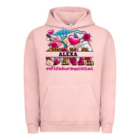Pigment Salmon costom name valentines day cna certified nursing Urban Hoodie - AdoDesignShop